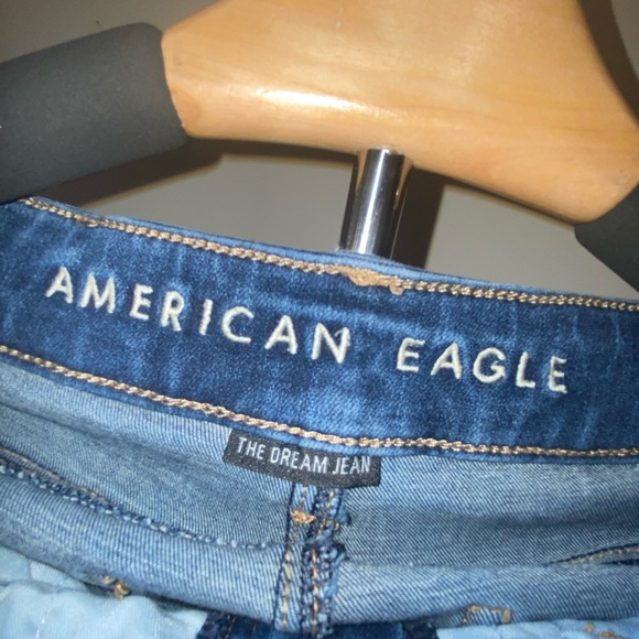 American Eagle Outfitters Stretch Relaxed Fit Blue Jeans - Picture 3 of 7